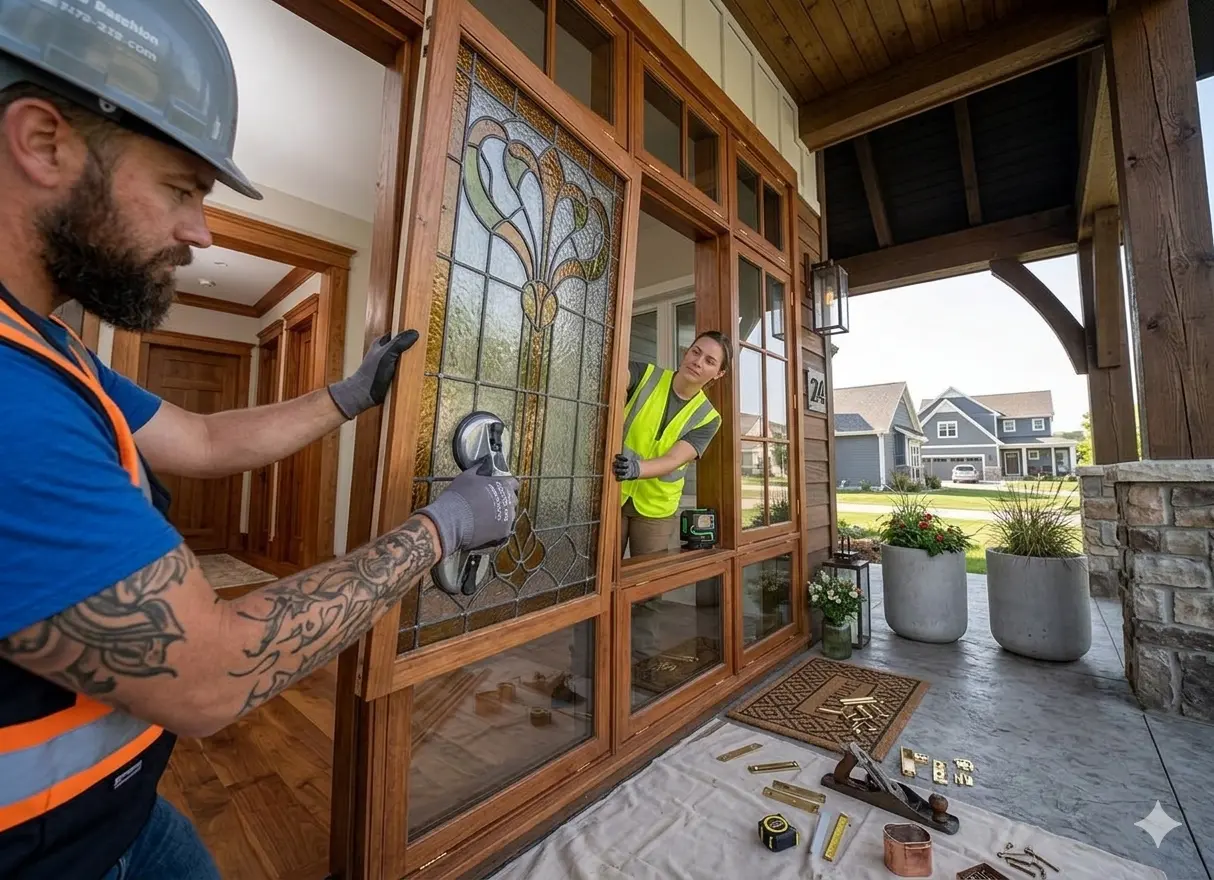 Wood window installation for traditional residential homes