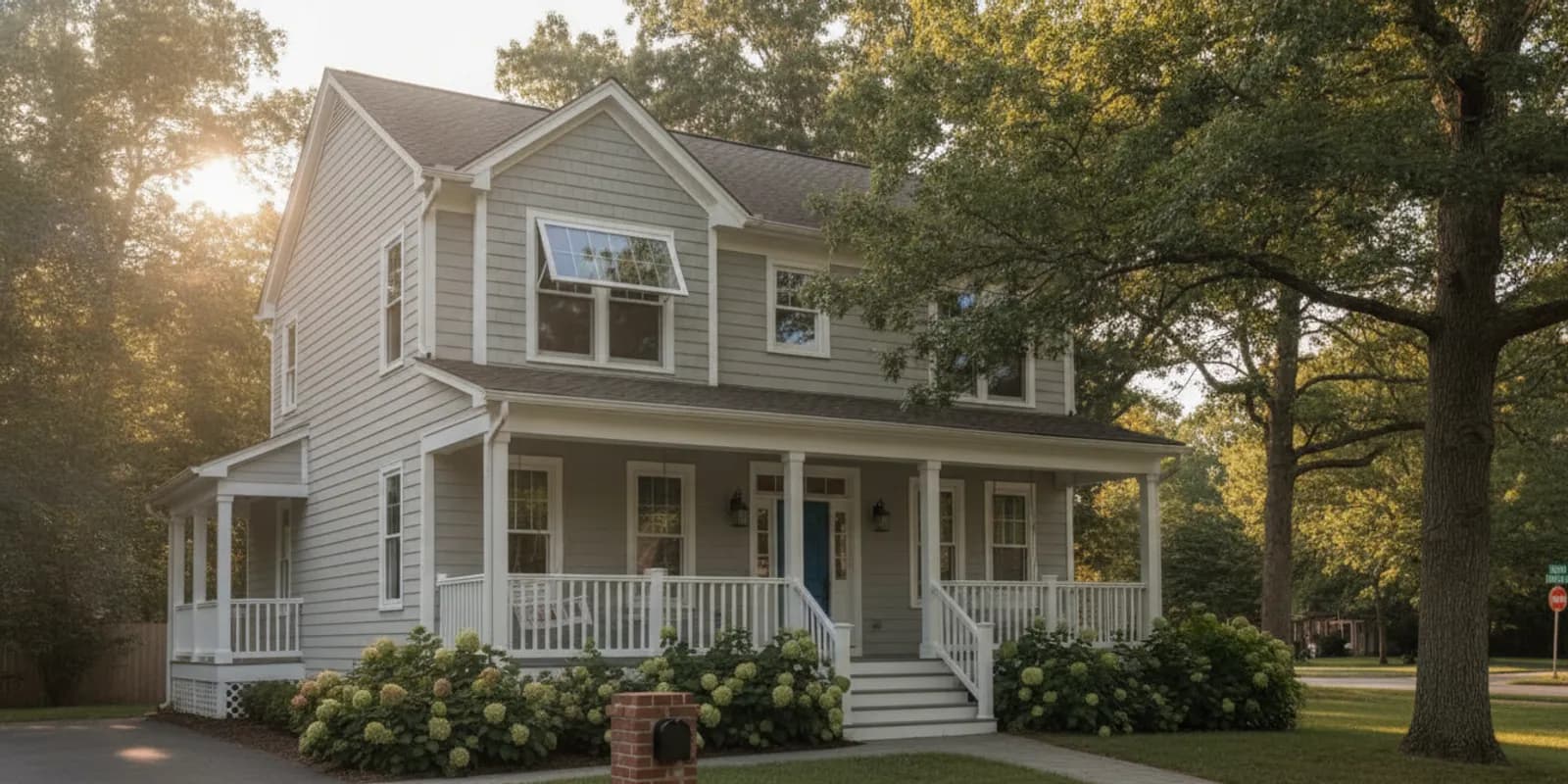 Awning window opened outward on a South Jersey home
