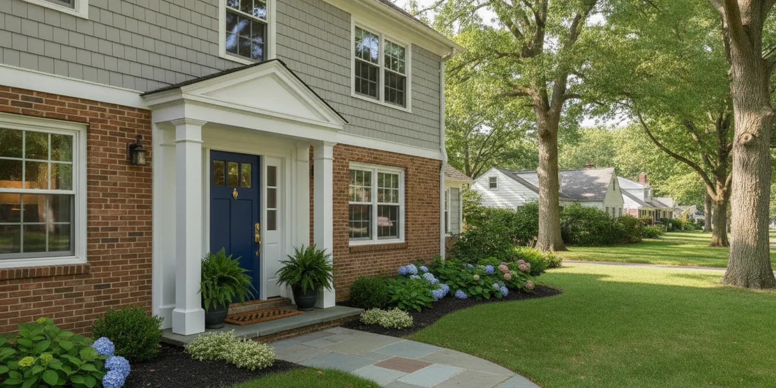 New exterior entry door on a South Jersey home