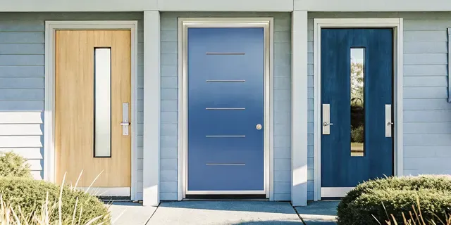 Cosello Construction fiberglass vs steel vs wood entry doors comparison