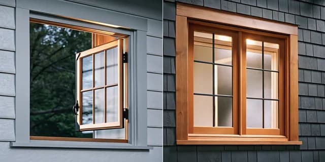 Cosello Construction casement and double-hung window comparison for South Jersey homes