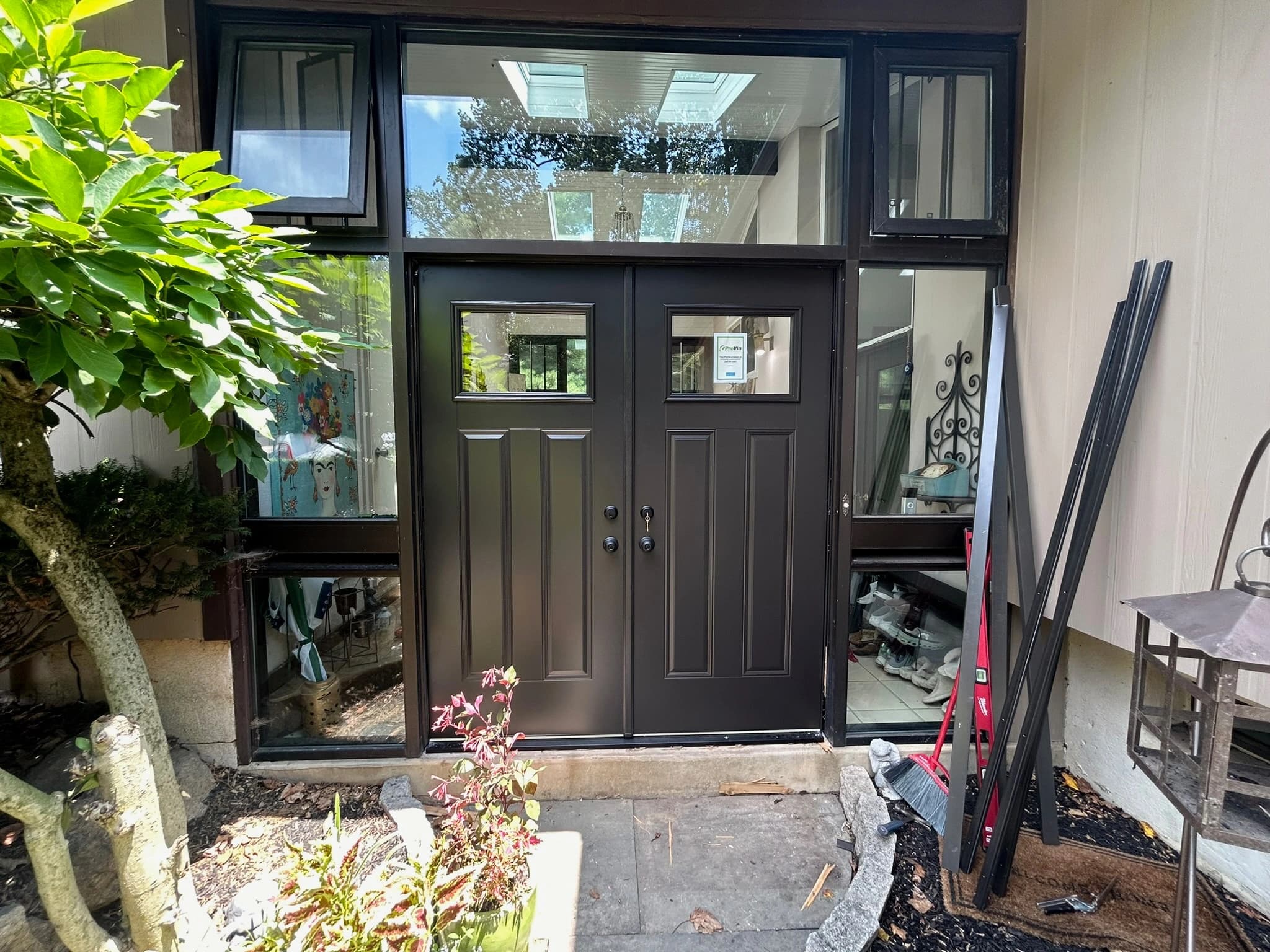Custom casement window installation in Cherry Hill NJ by Cosello Construction