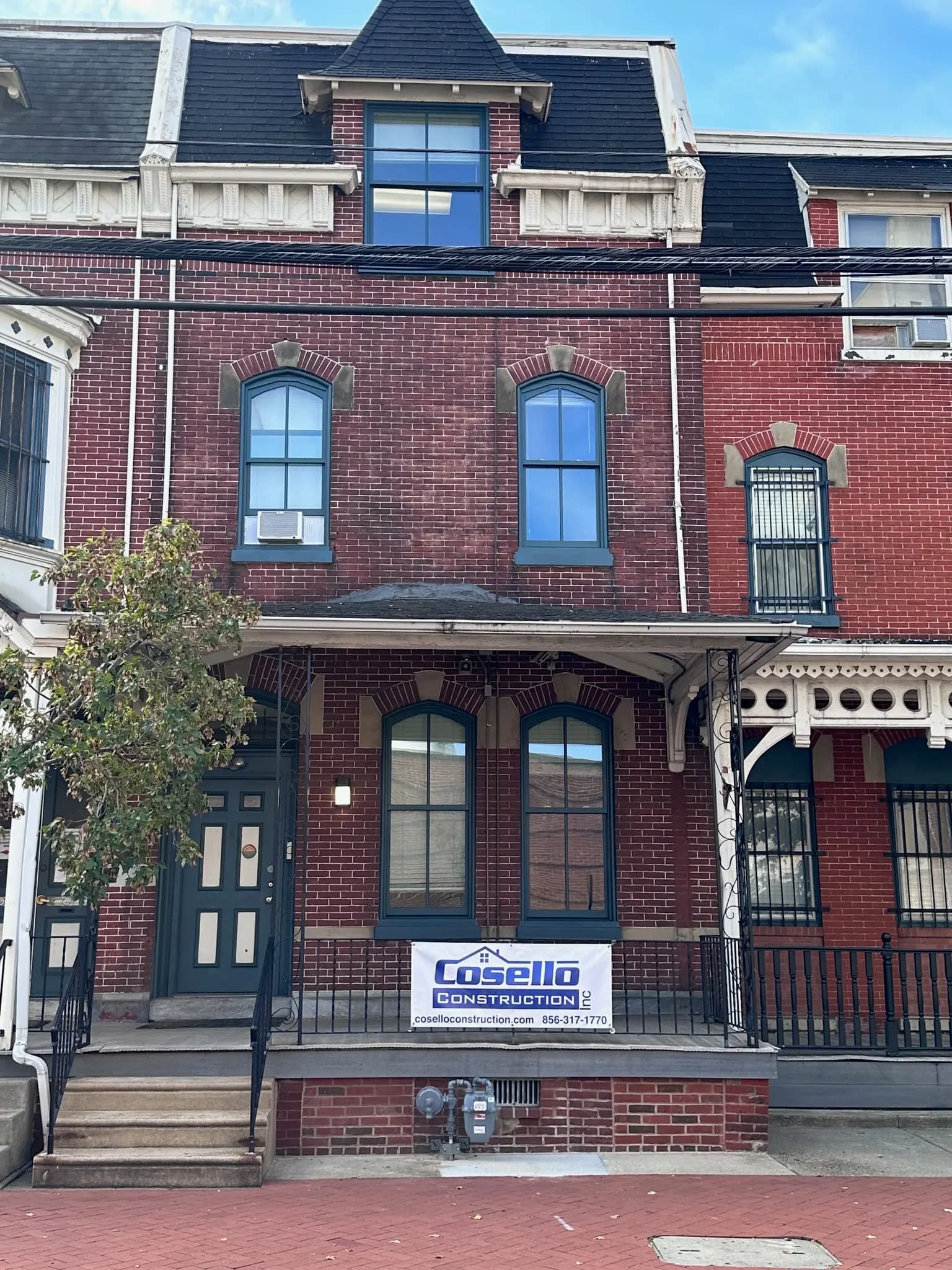 Commercial storefront window installation project by Cosello Construction in Philadelphia PA
