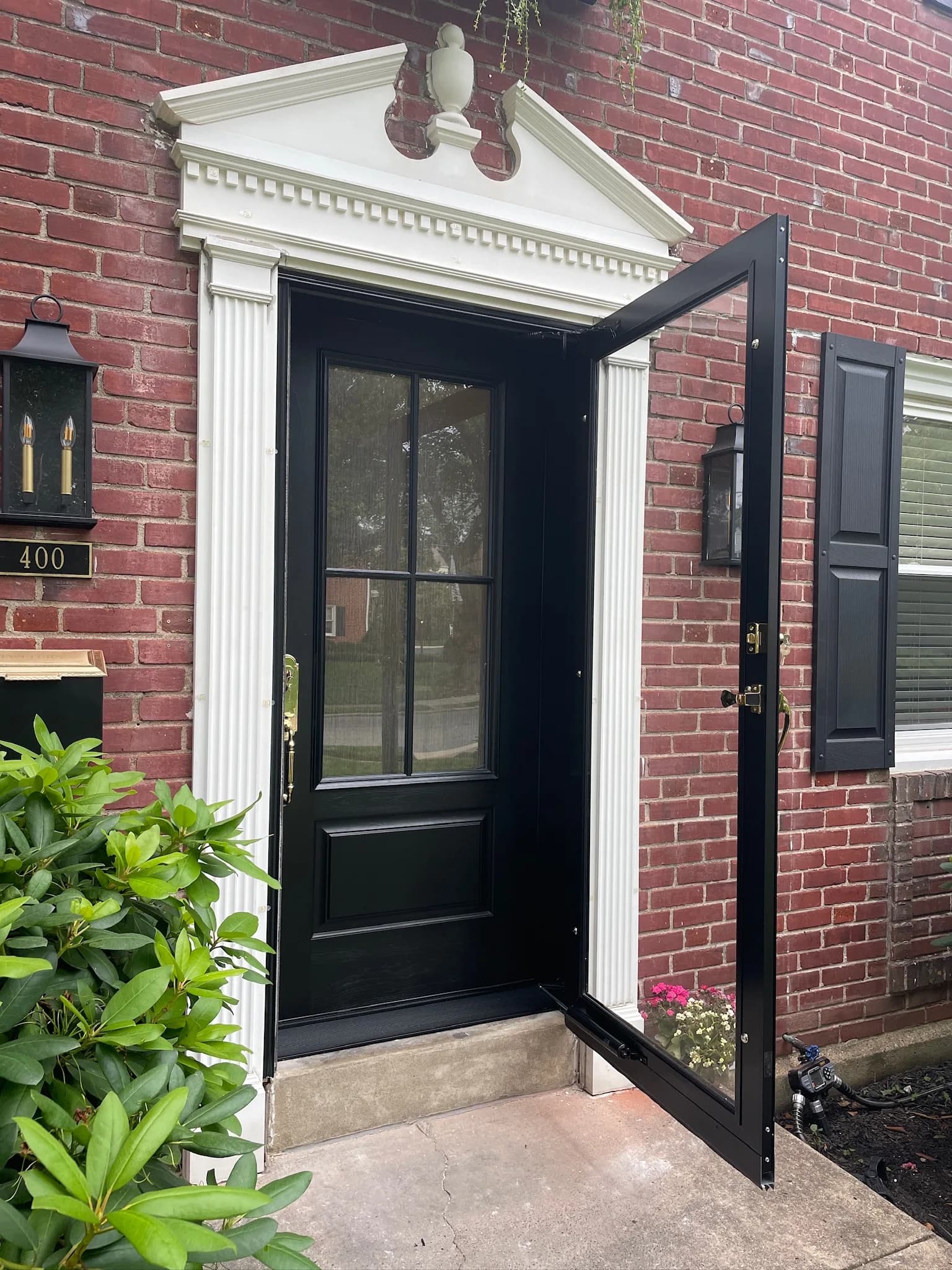 Patio door installation