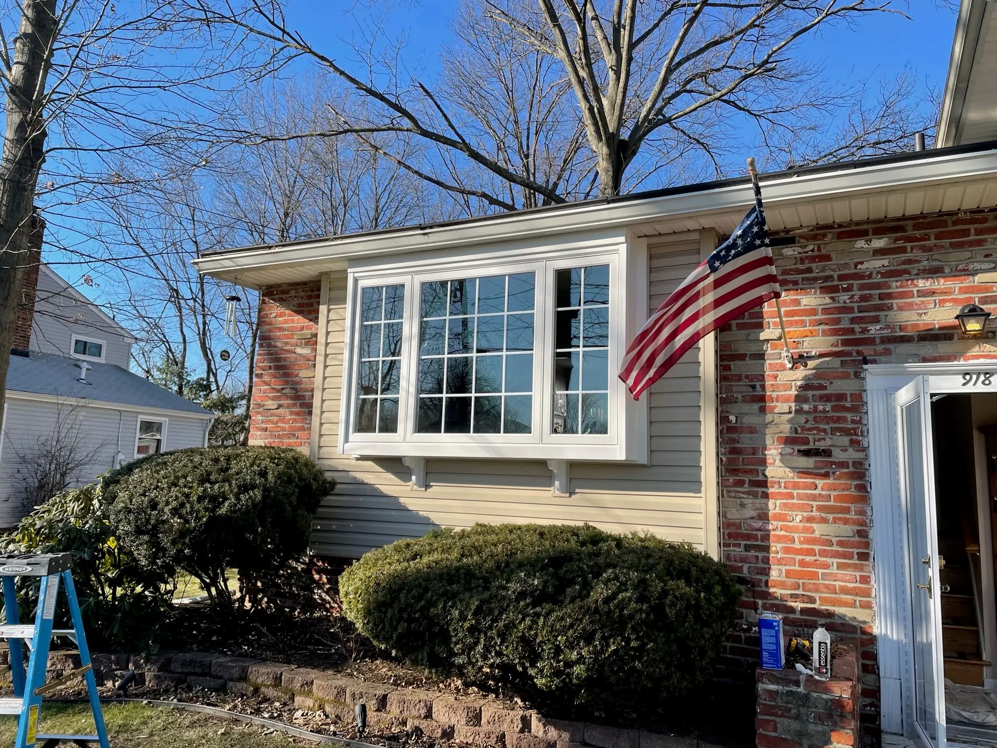 Energy efficient replacement window installation in South Jersey by Cosello Construction
