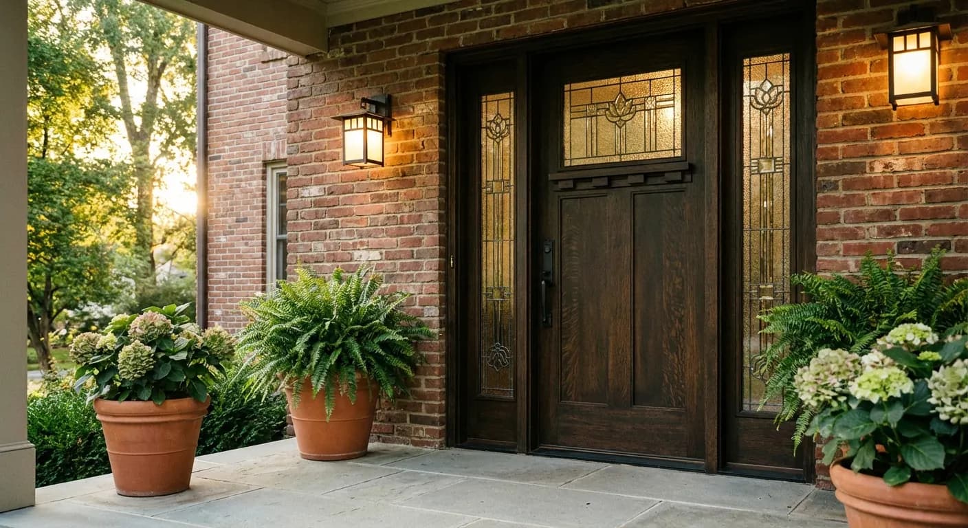Residential front door installation service by Cosello Construction