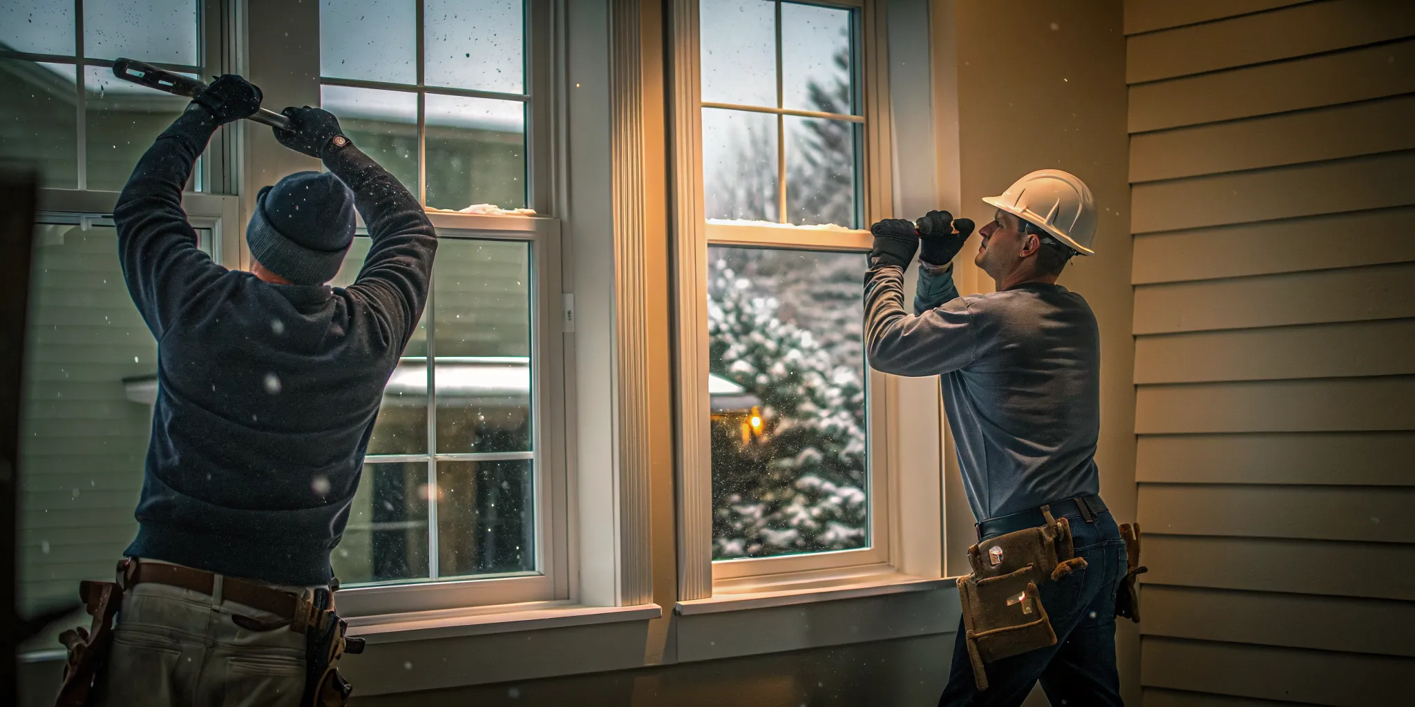 Can windows be replaced in winter by a professional crew in New Jersey