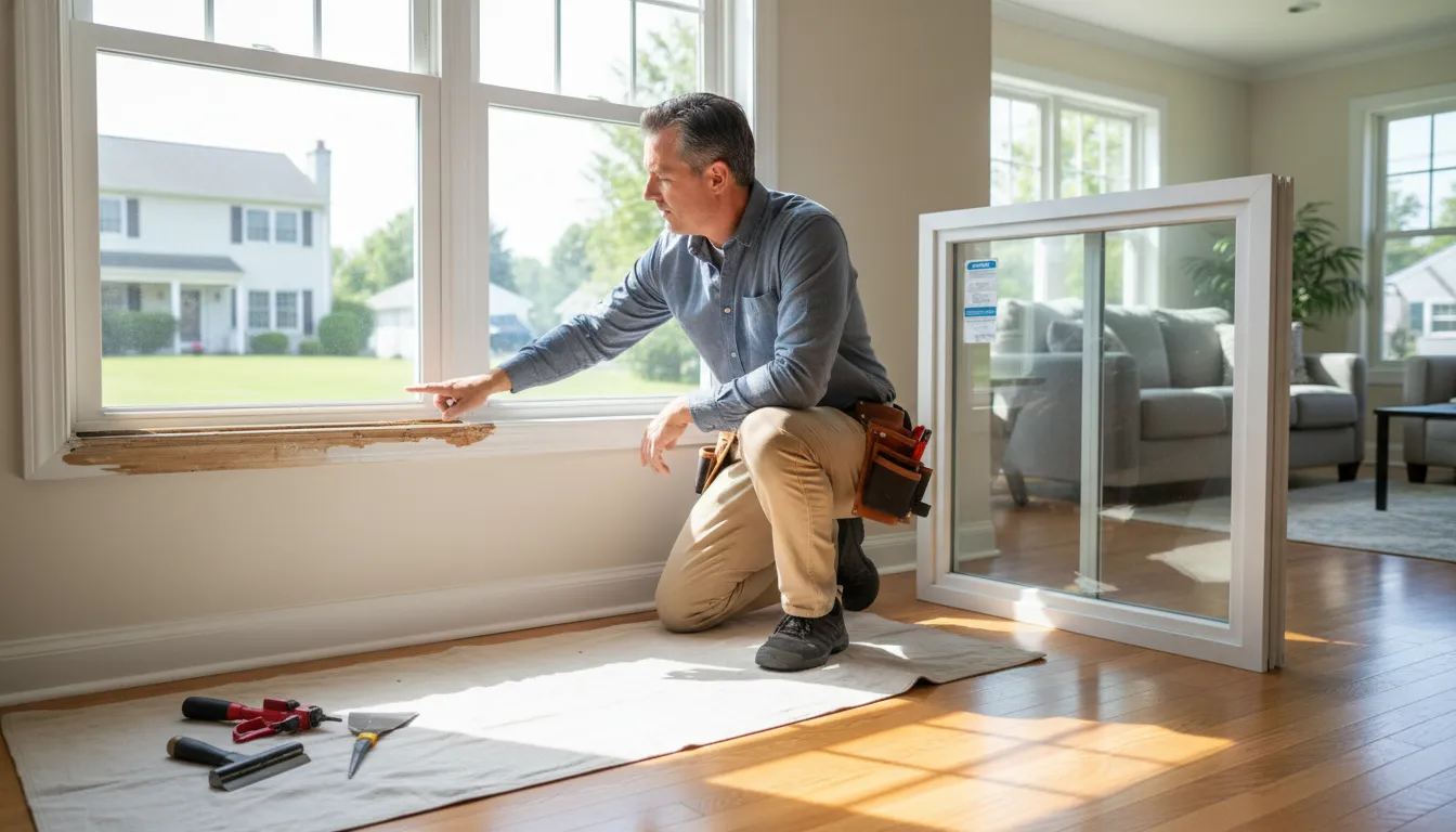 Contractor inspection for window repair vs replacement NJ decision