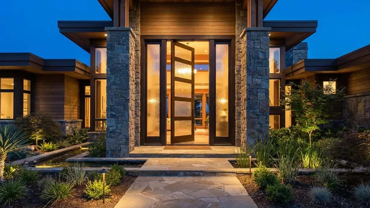 Steel and fiberglass entry door options for a South Jersey home