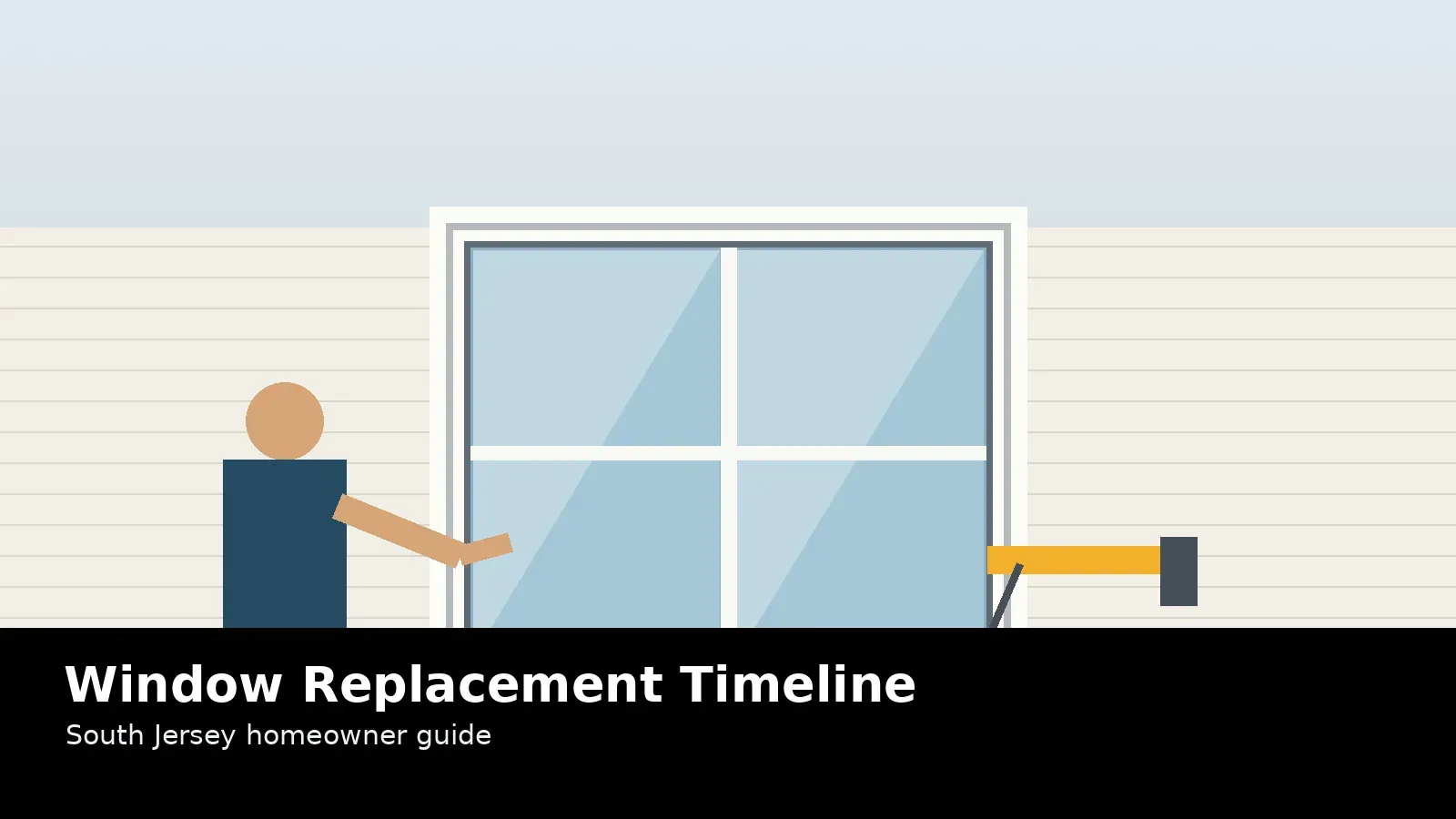 Window replacement timeline South Jersey guide for homeowners planning installation